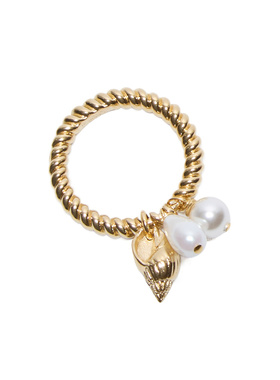 CHLOÉ 女士手链手镯 C25UFR90SYP9DC SS2025 金色 Shell戒指