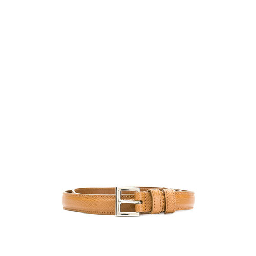 香港直邮PRADA 女士腰带 1CC156053F0040 AW2022 驼色 PRADA Squa - 图2