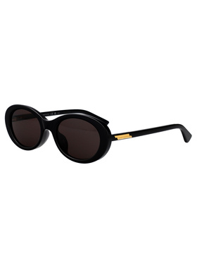 1h可退 BOTTEGA VENETA 女士太阳镜 BV1415SK001 AW2025 黑色