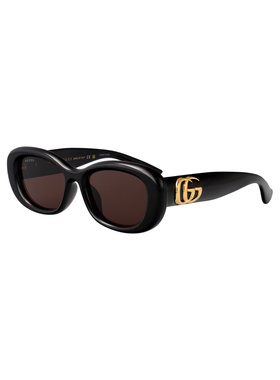 GUCCI 女士太阳镜 GG1829SK002 SS2025 黑色古驰 太阳镜配饰全框