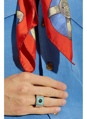 VERSACE 男士戒指 10261361A007274JTH0 AW2026 银色