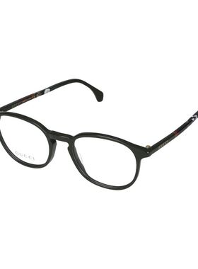 GUCCI 男士眼镜 GG0551O023 SS2025 古驰 黑色圆框眼镜