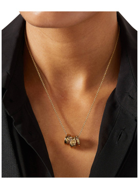 奢淘 Coach 编织圆环短款吊坠项链 女 37557603