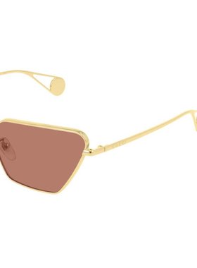 1h可退 GUCCI 女士眼镜 GG0538S002 AW2024 粉红色 GG0538S古驰