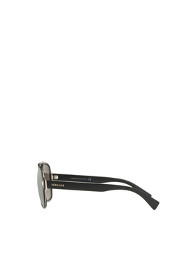 1h可退 VERSACE 男士太阳镜 VE219910006GC SS2022 灰色 徽标太阳