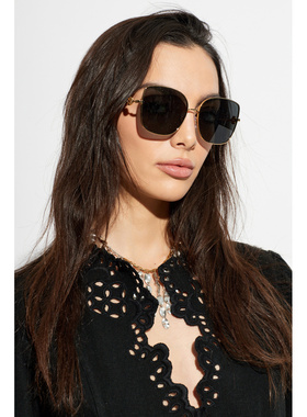 TORY BURCH 女士太阳镜 0TY6106D0334387 SS2026 金色