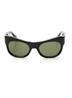 GUCCI 女士眼镜 638037J07401031 AW2024 黑色 Rectangular sungl