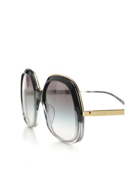 CHLOÉ 女士太阳镜 CH0327S005 CO 黑色 Chloe Round Sunglasses
