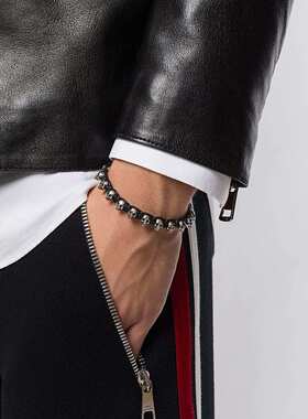 ALEXANDER MCQUEEN 男士项链手链 554660J16KY1000 SS2022配饰