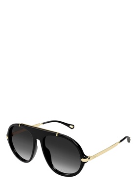 CHLOÉ 女士眼镜 CH0357S001 SS2026 黑色 全框太阳镜
