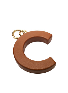 CELINE 女士项链 B10EO4V22GGB1 AW2026 棕色 字母 C 吊坠