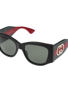 GUCCI 男士太阳镜 GG2115S001 SS2026 黑色 猫眼框太阳镜古驰