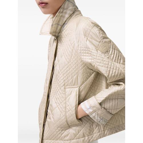 BURBERRY 女士外套 8123878C2246 AW2026 浅棕色 - 图2