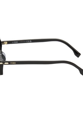 1h可退 潮奢 Fendi 芬迪 女士 黑色 Selleria 太阳镜 FE40174FW54