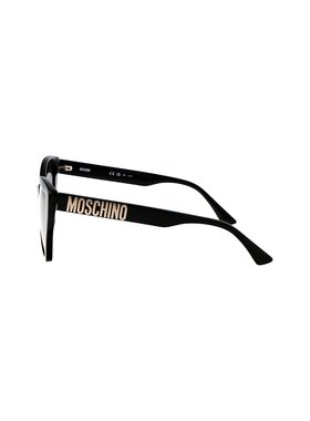1h可退 潮奢 Moschino 莫斯奇诺 女士 黑色醋纤太阳眼镜 MOS155S8