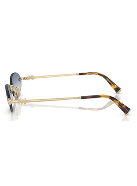 MIU MIU 男士太阳镜 A54SSOLEZVN80O AW2025 金色