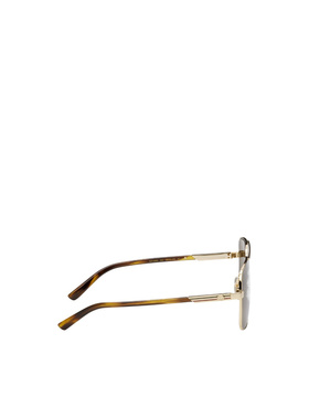 1h可退 GUCCI 女士眼镜 GG1289S002 AW2024 绿色 方形太阳镜