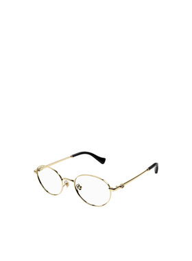 1h可退 GUCCI 女士眼镜 GG1608OK003 CO 黑色 圆框平光镜