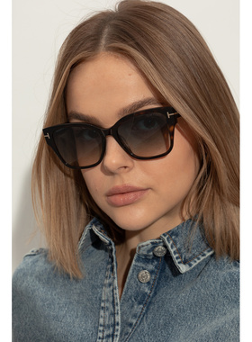 TOM FORD 女士太阳镜 FT110805552P SS2026 棕色 Sunglasses