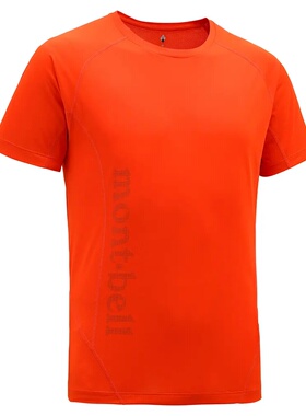 mont-bell 男士户外T恤 2304477OGRD CO 橙色 Cool Light T Men's