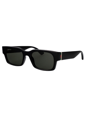 GUCCI 男士太阳镜 GG2084S001 SS2026 黑色 矩形镜框太阳眼镜