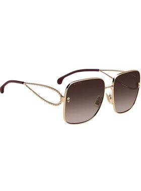 1h可退 ETRO 女士太阳镜 ETRO0070SDDBHA CO 金色配饰