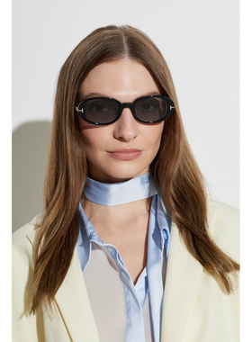 TOM FORD 女士太阳镜 FT136404901A CO 黑色 Sunglasses