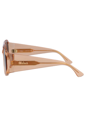 CHLOÉ 女士太阳镜 CH0347S006 CO 驼色