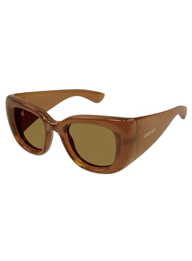 SAINT LAURENT 女士眼镜 SL903HOWL007 SS2026 棕色