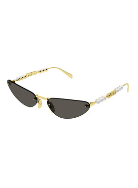 GUCCI 女士太阳镜 GG1920S001 AW2025 古驰眼镜金色配饰