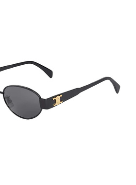 CELINE 男士太阳镜 CL40235U01A SS2025 黑色 全框太阳镜配饰