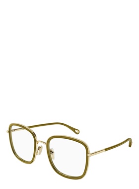 CHLOÉ 女士眼镜 CH0373O004 SS2026 绿色 全框平光镜