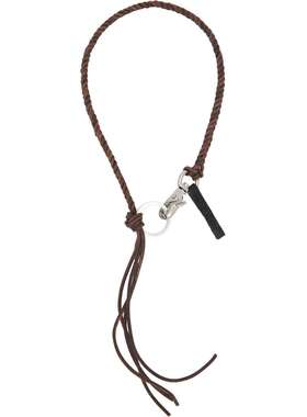 Our Legacy 女士 Braided Ladon 项链 A2268LBRLeather手链