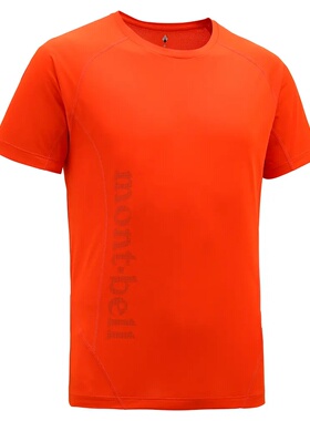 mont-bell 男士户外T恤 1114448OGRD CO 橙色 Cool Light T Men's