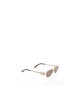 MIU MIU 女士眼镜 SMU54ZZVN70D AW2024 花色 徽标太阳镜