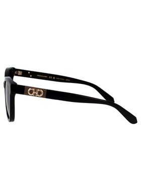 Salvatore Ferragamo 菲拉格慕 女士 黑色醋纤太阳眼镜 SF208S1