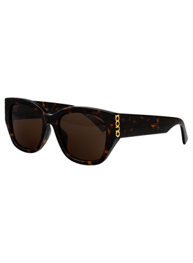 1h可退 GUCCI 女士眼镜 GG2043SA002 SS2026 花色 几何太阳镜古驰