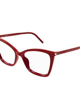 SAINT LAURENT 女士眼镜 SL386018 AW2025 红色