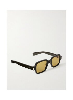 1h可退 潮奢 Saint Laurent 圣罗兰 女士 方形框醋纤太阳眼镜 SL7