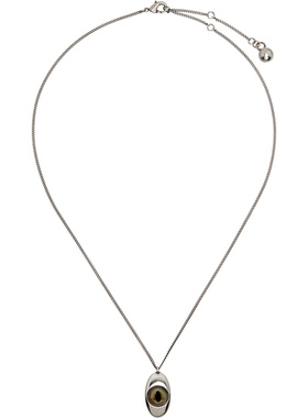 1h可退 潮奢 Lemaire 男士 Cat Eye Pendant 项链 JW0119LO036BR0