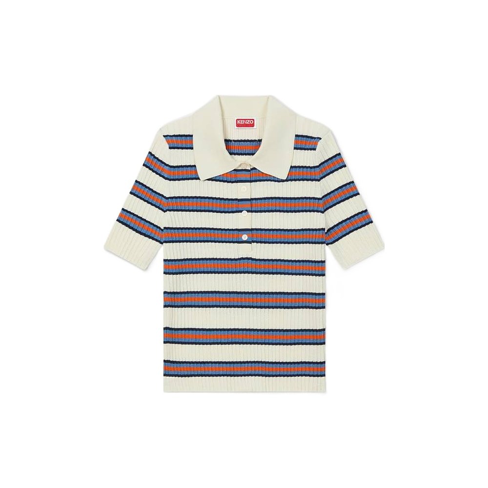 1h可退 KENZO 女士POLO衫 FF62TO6003CD02 AW2025 花色 棉质针织 - 图1