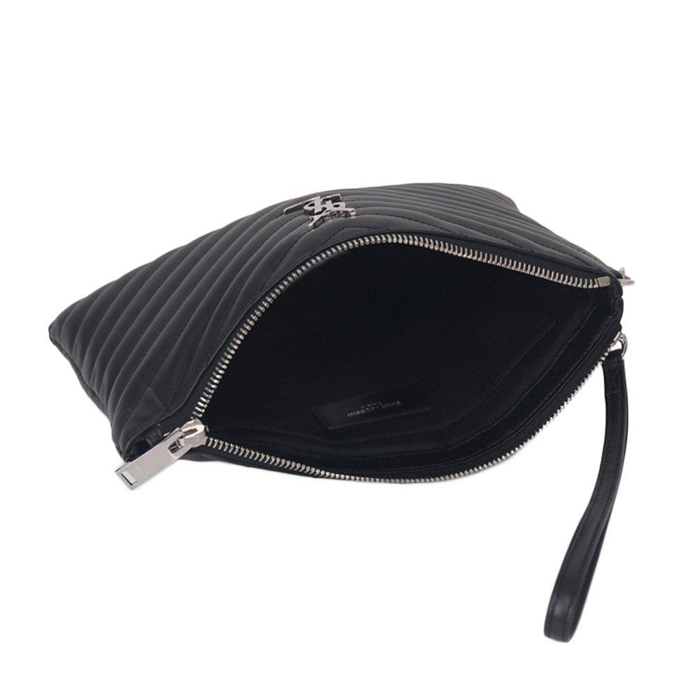 香港直邮圣罗兰女士黑色牛皮单肩包 天猫国际香港直购女士包袋