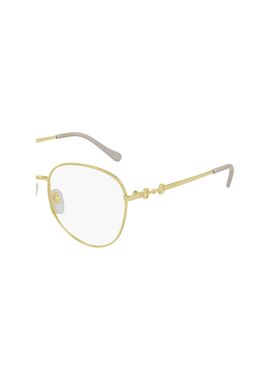 GUCCI 女士太阳镜 GG0880O001 SS2025 金色 GUCCI WOMEN'S GG0880