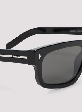 1h可退 PRADA 男士太阳镜 0PRB11S16K731 SS2025 黑色 全框太阳镜