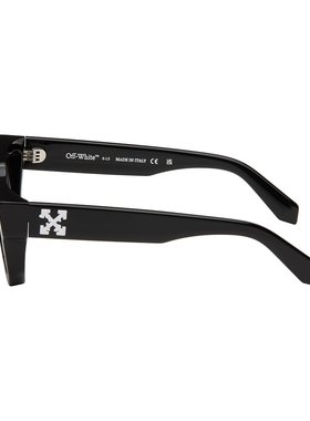1h可退 潮奢 off-white 女士 黑色 Silverstone 太阳镜 OERI146S2