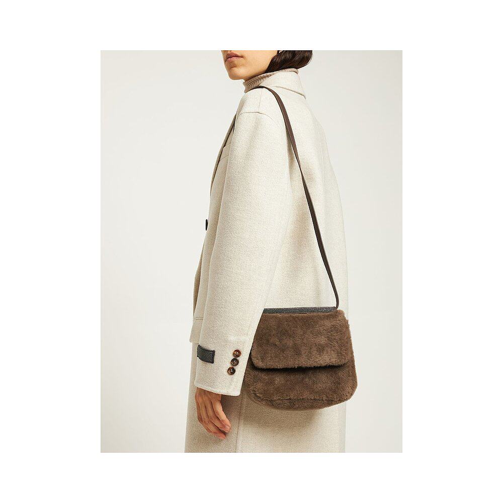 香港直邮潮奢布内罗·古奇拉利羊毛 天猫国际探物中国香港女士包袋