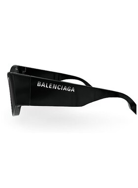 1h可退 潮奢 Balenciaga 巴黎世家 女士 黑色 LED Frame 太阳镜 B