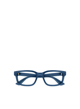 GUCCI 男士眼镜 GG1584O007 SS2025 蓝色 全框平光镜古驰