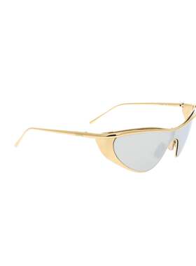 LOEWE 女士眼镜 LW40165U30C SS2026 白色 徽标太阳镜