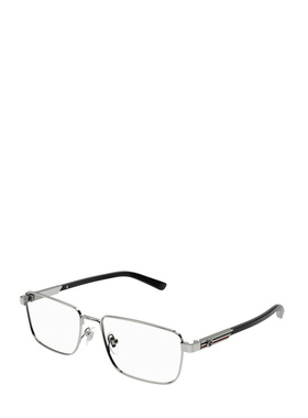 1h可退 GUCCI 男士太阳镜 GG1291O001 AW2025 白色 徽标平光镜